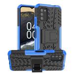 For Nokia G100 Tire Texture TPU + PC Phone Case with Holder(Blue)