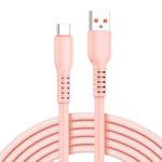ADC-014 6A USB to USB-C/Type-C Liquid Silicone Data Cable, Length:2m(Pink)