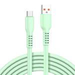 ADC-014 6A USB to USB-C/Type-C Liquid Silicone Data Cable, Length:2m(Green)