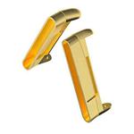 For Fitbit Versa 4 / Versa 3 / Sense 2 1 Pairs Watch Band Connector(Gold)