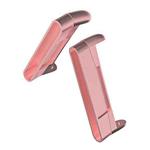 For Fitbit Versa 4 / Versa 3 / Sense 2 1 Pairs Watch Band Connector(Rose Pink)