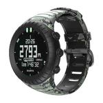 For Suunto Core TPU Printed Watch Band(Black Camouflage)