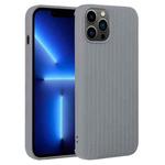 For iPhone 13 Pro Weave Texture Silicone Phone Case(Grey)