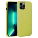 For iPhone 13 Pro Max Weave Texture Silicone Phone Case(Green)