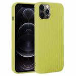 For iPhone 12 Pro Weave Texture Silicone Phone Case(Green)