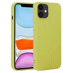 For iPhone 11 Weave Texture Silicone Phone Case(Green)