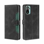 For Xiaomi Redmi Note 11 SE India / Poco M5S 4G Skin Feel Magnetic Buckle Leather Phone Case(Black)
