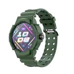 For Huawei Watch GT Cyber Integrated Silicone Watch Band(Green)