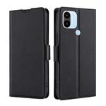 For Xiaomi Redmi A1+ 4G Ultra-thin Voltage Side Buckle Horizontal Flip Leather Phone Case(Black)