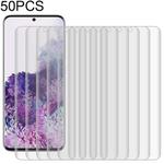 50 PCS Full Coverage Soft PET Film Screen Protector for Galaxy S20