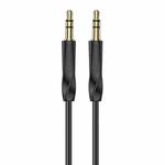 Borofone BL16 Clear Sound 3.5mm AUX Audio Cable, Length:1m(Black)