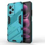 For Xiaomi Redmi Note 12 Pro 5G China / Note 12 Pro 5G Speed Punk Armor 2 in 1 PC + TPU Phone Case with Invisible Holder(Blue)