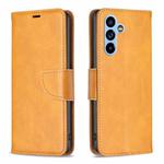 For Samsung Galaxy A54 5G Lambskin Texture Leather Phone Case(Yellow)