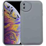 For iPhone XS / X Liquid Airbag Decompression Phone Case(Dark Gray)