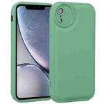 For iPhone XR Liquid Airbag Decompression Phone Case(Retro Green)
