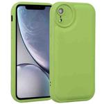 For iPhone XR Liquid Airbag Decompression Phone Case(Grass Green)