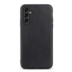 For Samsung Galaxy A14 5G Sheepskin Texture Genuine Leather Phone Case(Black)