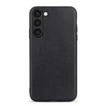 For Samsung Galaxy S23+ 5G Sheepskin Texture Genuine Leather Phone Case(Black)