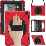 For Amazon Fire HD 8 2022 Hard PC Soft Silicone Full Body Protective Tablet Case(Red)