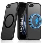 For iPhone SE 2022 / SE / 8 / 7 MagSafe Magnetic Phone Case(Black)