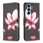 For Samsung Galaxy A54 5G Colored Drawing Pattern Leather Phone Case(Lotus)