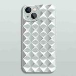 For iPhone 14 Plus Riveted Smooth TPU Phone Case(Silver)