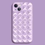 For iPhone 14 Pro Max Riveted Smooth TPU Phone Case(Purple)