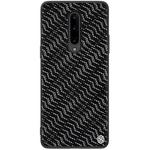 For OnePlus 8 NILLKIN Glorious Series TPU + PC 3D Geometric Texture Reflective Mobile Phone Protective Case(Silver Light)