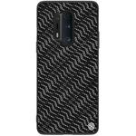 For OnePlus 8 Pro NILLKIN Glorious Series TPU + PC 3D Geometric Texture Reflective Mobile Phone Protective Case(Silver Light)
