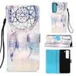 For Samsung Galaxy S23 5G 3D Painting Horizontal Flip Leather Phone Case(Dream Wind Chimes)