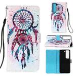 For Samsung Galaxy S23+ 5G 3D Painting Horizontal Flip Leather Phone Case(Color Drop Wind Chimes)