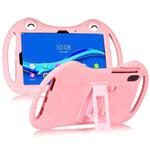 For TCL 10 TabMax 4G 9295G Cartoon Silicone Shockproof Protective Tablet Case(Pink)