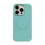 For iPhone 12 Pro Max Magsafe Magnetic Silicone Phone Case(Ice Blue)