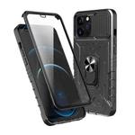 For iPhone 14 Pro Max All-inclusive PC TPU Glass Film Integral Phone Case(Black)