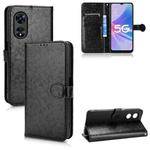 For OPPO A97 5G Honeycomb Dot Texture Leather Phone Case(Black)