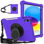 For iPad 10th Gen 10.9 2022 Spider King Silicone Protective Tablet Case(Purple)