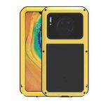 For Huawei Mate 30 LOVE MEI Metal Shockproof Waterproof Dustproof Protective Case(Yellow)