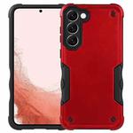 For Samsung Galaxy S23 5G Non-slip Shockproof Armor Phone Case(Red)