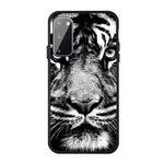 For Galaxy A41 Pattern Printing Embossment TPU Mobile Case(White tiger)