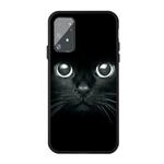 For Galaxy A91 / S10 Lite Pattern Printing Embossment TPU Mobile Case(Whiskered cat)