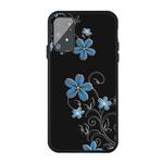 For Galaxy A91 / S10 Lite Pattern Printing Embossment TPU Mobile Case(Small orchid)