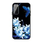 For Galaxy S20 Pattern Printing Embossment TPU Mobile Case(Orchid Butterfly)