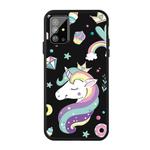 For Galaxy S20+ Pattern Printing Embossment TPU Mobile Case(Candy Unicorn)