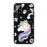 For Galaxy S20 Ultra Pattern Printing Embossment TPU Mobile Case(Candy Unicorn)