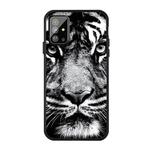 For Galaxy S20 Ultra Pattern Printing Embossment TPU Mobile Case(White tiger)