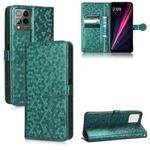 For T-Mobile REVVL 6 Pro 5G Honeycomb Dot Texture Leather Phone Case(Green)