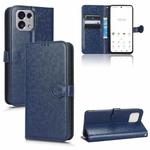 For Tone E22 Honeycomb Dot Texture Leather Phone Case(Blue)