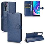 For TCL 30 5G Honeycomb Dot Texture Leather Phone Case(Blue)