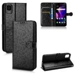For TCL 30z T602DL Honeycomb Dot Texture Leather Phone Case(Black)