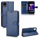 For TCL 30z T602DL Honeycomb Dot Texture Leather Phone Case(Blue)